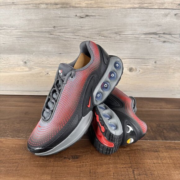 Nike Air Max Dn Mens Size 9.5 Black Iron Grey University Red HM0708 002 - Picture 1 of 9